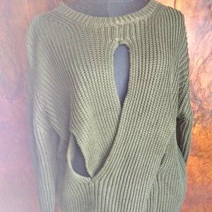 NWT NUDE olive sweater size M